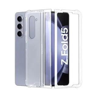 【Timo】SAMSUNG Galaxy Z Fold5專用 全透明氣囊防摔手機保護殼套