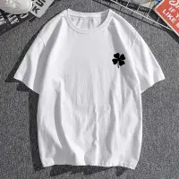 在飛比找蝦皮商城精選優惠-純棉 幸運草 印花 圓領 短袖 T shirt  t 恤