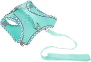 Abaodam 1 Set Puppy Harness with Leash for Outdoor Training Reflective Dog Vest for Easy Wear Lightweight and Comfortable for Dogs S