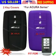 2x Silicone Cover Holder Protector Remote Control Smart Car Case for Acura Key