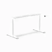 Desky Dual Sit Stand Desk Frame - White