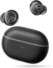 SoundPEATS Free2 Classic Wireless Earbuds Bluetooth V5.1 Headphones with 30Hrs Playtime in-Ear Wireless Earphones, Built-in Mic for Clear Calls, Touch Control, Single/Twin Mode (Black)