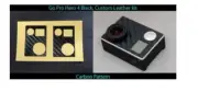 Camera Replacement Skin Leather w/VIDEO instruc【GoPro Hweo4 black】from Japan
