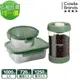 (多入組合均一價)【美國康寧】Snapware Eco Fresh 可微波316不鏽鋼保鮮盒+玻璃儲物罐3入組
