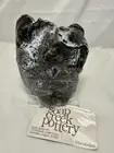 Soap Creek Pottery Garden Mask Wall Hanging Brown Handmade Barry Glassman Oregon