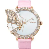 在飛比找ETMall東森購物網優惠-Galtiscopio迦堤 寵愛蝴蝶系列 優雅水晶錶-42m