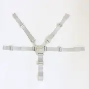 Child Dining Chair Belt Cross-Shaped Design Baby 5 Point Harness High Chair Safe