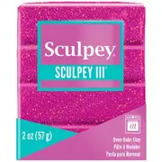 Sculpey III Modelling Clay Violet Glitter 57g
