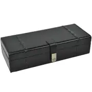 Leatherkart Leather Watch Holder (3 watches) - Black