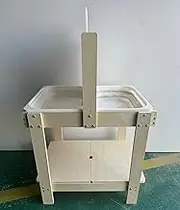 KidsBuddy Sensory Tables with 2 Storage Bins, Multifunction Activity Table, Wooden Play Table, Sand and Water Table FTV4895