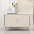 Artiss Buffet Sideboard Metal Cabinet - White
