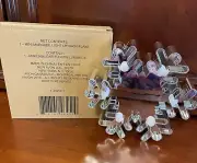 AVON Silver Mini Marquee Light Up Snowflake 6" Battery Operated New In Box