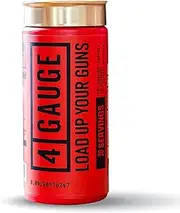 4 Gauge Explosive Preworkout, No Jitters, No Shakes, 30 Servings, All Natural, Low Caffeine Alternative, No Sucralose (Fruit Blast)