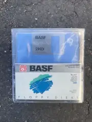Box Of 10 BASF 3.5” 2HD Floppy Disks Diskettes NOS Sealed