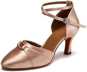 [VCIXXVCE] Women's Dance Shoes Ballroom Satin Women Latin Salsa Tango Waltz Social Dance Shoes