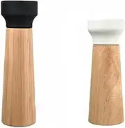Kitchen Tools 2-Piece Set Cylindrical Pepper Grinder Sea Salt Spice Grinder Seasoning Bottle Suitable for Home Kitchen Restaurant High Quality