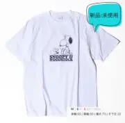 Vintage Peanuts Women M Peanut Print Crew Neck T-Shirt White Japan Exclusive Cl
