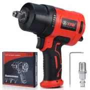 1/2" Air Impact Wrench, Twin Hammer, Max Torque 1560 ft-lbs