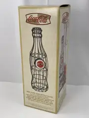 Coca Cola Clock RARE Wire Form Coke Bottle Skeleton Bones Art Soda Advertising