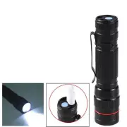 LED Flashlight Zoom Torch USB Rechargeable Mini Tacitcal COB Work Lamp