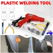 Plastic Repair Hot Stapler Vehicle Auto Bumper Welding Gun Staples Nail Kit Set