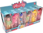 MELODY - 12 Mini Doll Pack - Melody City - Mannequin Doll - 077306PA - Multicoloured - Plastic - Figure - Doll - Children's Toy - Birthday - from 3 Years