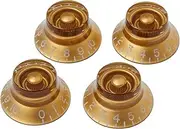 Gibson Top Hat Knobs - 4 Pack, Gold