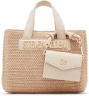 [Steve Madden] Flores Raffia Mini Tote