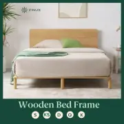 Zinus Bed Frame Queen Double Single King Size Nordic Arden Platform Wood