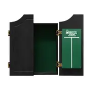 Formula Sports 65cm Solid Wood Cabinet Storage w/ Mounted Dart Holders Black