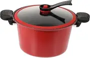 FUNNETOYU Ergonomic Handle Gas Pressure Cooker 6l Induction Cooker Compatible Stew Pot Soup Pot