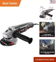 Heavy-Duty 7.5-Amp Small Angle Grinder - High-Output Motor - Versatile Tool