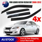 Weather Shields Weathershield Window Visor for Lexus IS250 IS350 IS F 2006-2012