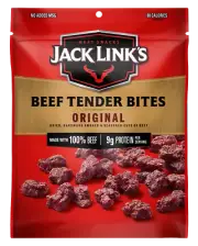 Jack Link's Beef Tender Bites, Original Flavor, Protein Snack, 3.25 oz (8 Bags)