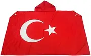 Turkey BODY Flag 3' x 5' - Turkish CAPE FAN flags 90 x 150 cm - Banner 3x5 ft - AZ FLAG