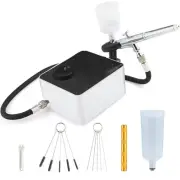 [Auto Switch Version] Fotomus Airbrush Mini Compressor Set, Automatic Stop, Auto