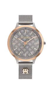 Tommy Hilfiger Iris Grey and Rose Gold Women's Watch 1782587 Two Tone 7613272519892