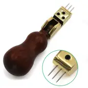 Piano Tune Repair Tool Hammer Voicing Tool w/Hardwood Handle & Rotated Needle