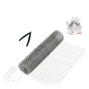 Chicken Wire Mesh Hexagonal Chicken Wire Fencing Fit For Garden Craft7673
