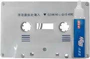 Tape Cleaner - Cassette Head Cleaning Kit, Audio Tape Demagnetizer, Dust Remover | Compact Cassette Cleaner for Boombox, Stereo Recorder, Auto Player, Home Audio Maintenance and Sound Quality Care