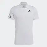 ADIDAS 上衣 男 運動 短袖上衣 POLO衫 網球 排汗 亞規 CLUB 3STR POLO 白 GL5416