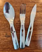 Army Stainless Steel Kfs Mess Set Knife Fork Spoon Utensils Australian