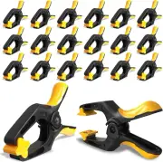 Small Spring Clamps 3 Inch - 20 Pack Clamps for Backdrop Stand, Tarps, Crafts &