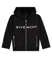 [Givenchy Kids] Givenchy Kids Logo technical hooded jacket Y 8 black