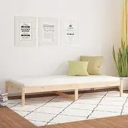 VRAXO Day Bed Without Mattress 90x190 cm Solid Wood Pine -13.28KG,820422
