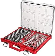 [Milwaukee] 48-22-9486 1/4"-3/8” Ratchet Socket Set w/PACKOUT Case - 106pc