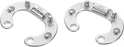 KALLORY Stainless Steel Chain Link Connector Heavy Duty Chain Coupler Fastening Clip High Strength Quick Releasing Riveted Connector for Heavy Load Applications