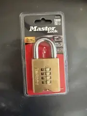 Master Lock 50mm Brass Resettable Combination Padlock 651DAU
