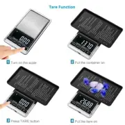 New 500g 0.01 DIGITAL POCKET SCALES JEWELLERY ELECTRONIC 10 milligram micro gm