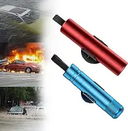 Safe Hammer Glass Breaker, 2PCS Car Safehammer Glass Breaker, Car Emergency 2-in-1 Window Breaker & Seat Belt Cutter, Vehicle Escape Tool